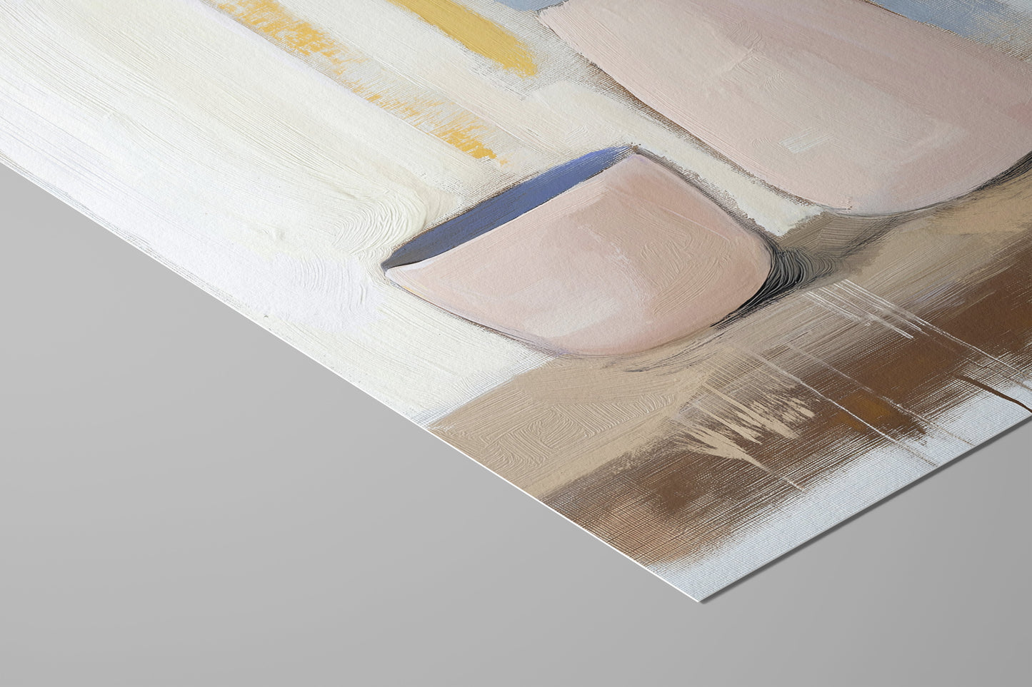 Ceramic Study No. 1 – Neutral Pottery Wall Art with Painterly Brushwork