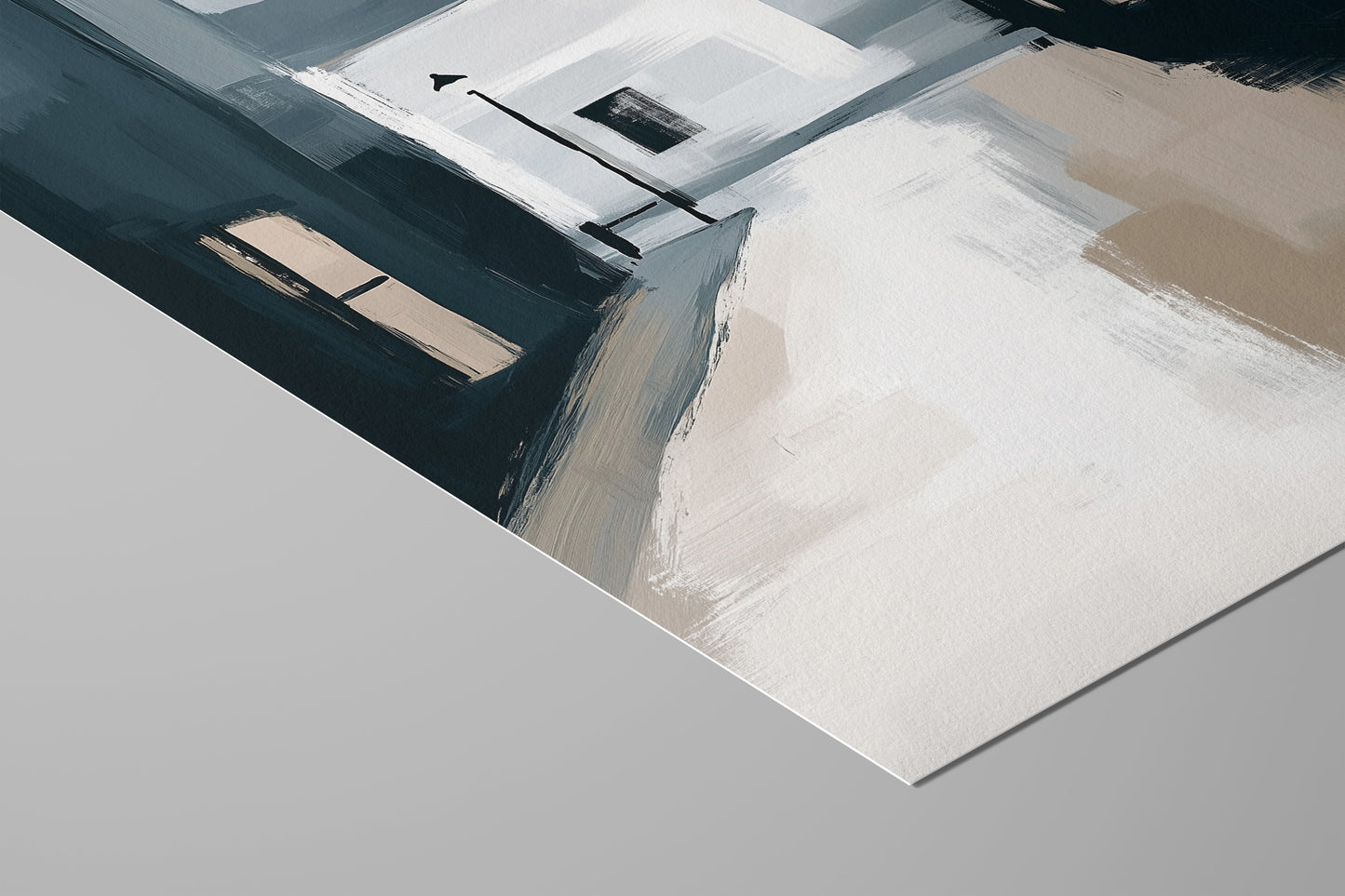 Copenhagen Street – Minimalist Nordic Urban Landscape Print