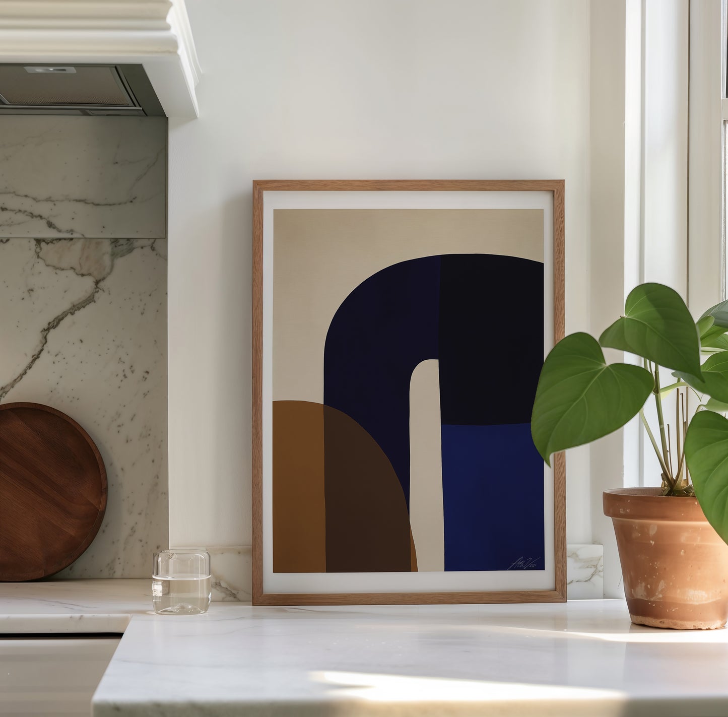 Eclipse Geometry – Modern Abstract Art Print