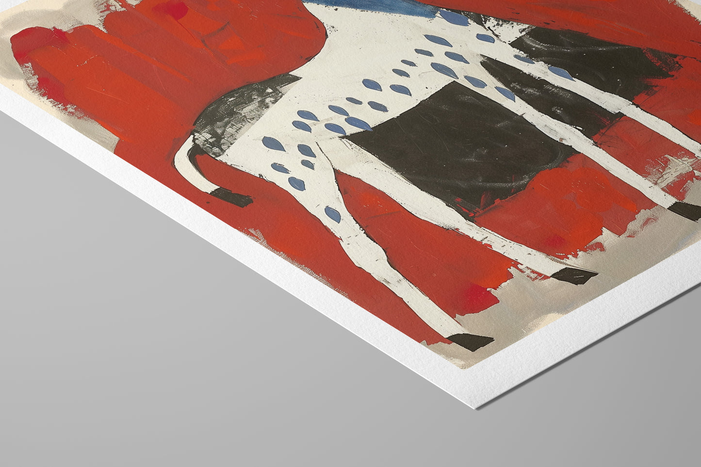 Wild Foal – Bold Abstract Horse Print for Kids Rooms