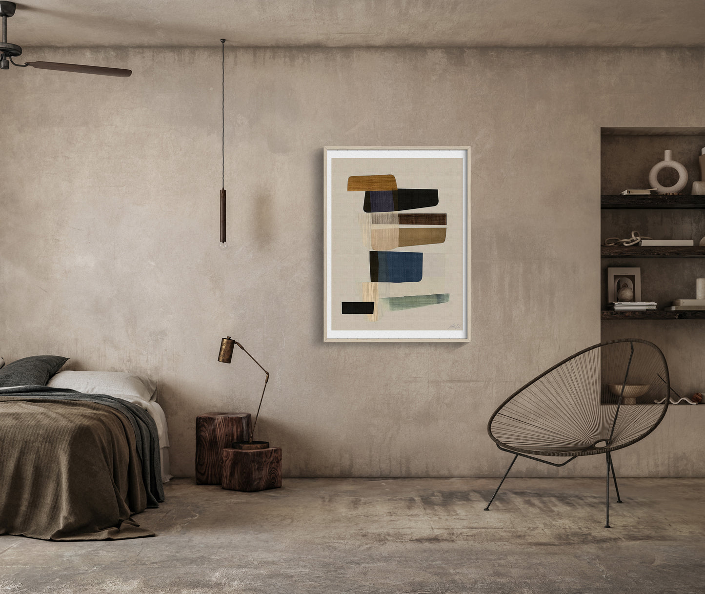 Nordic Balance - Modern Scandinavian Abstract Print