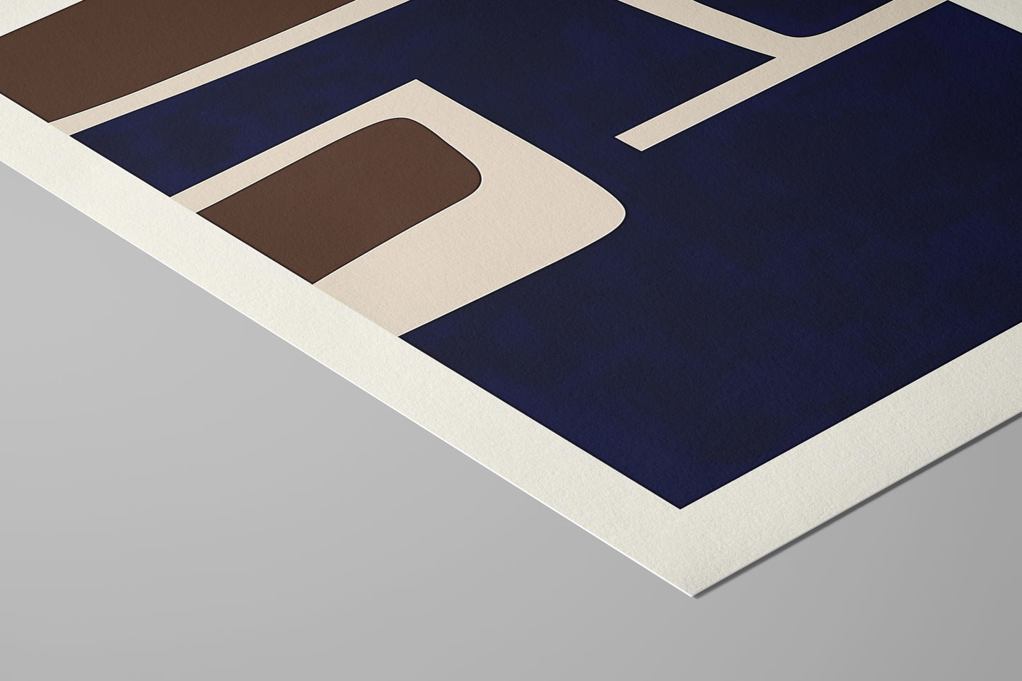 Norse Dockside – Minimal Abstract Nautical Print