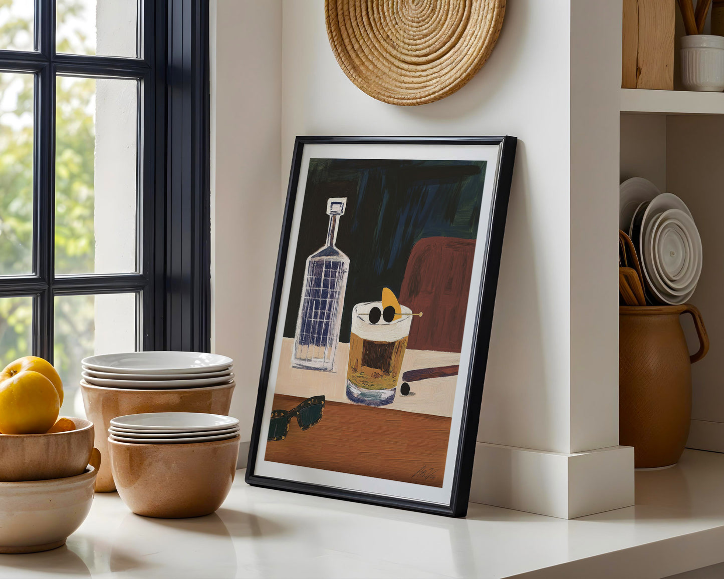 Old Fashioned Cocktail Art Print