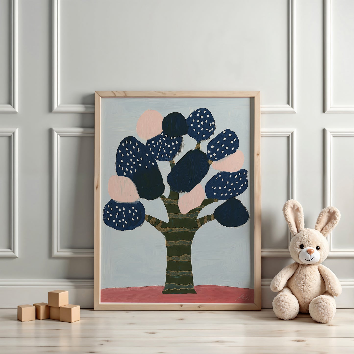 Yggdrasil Tree – Whimsical Nordic Tree Art for Kids Room or Nursery Decor