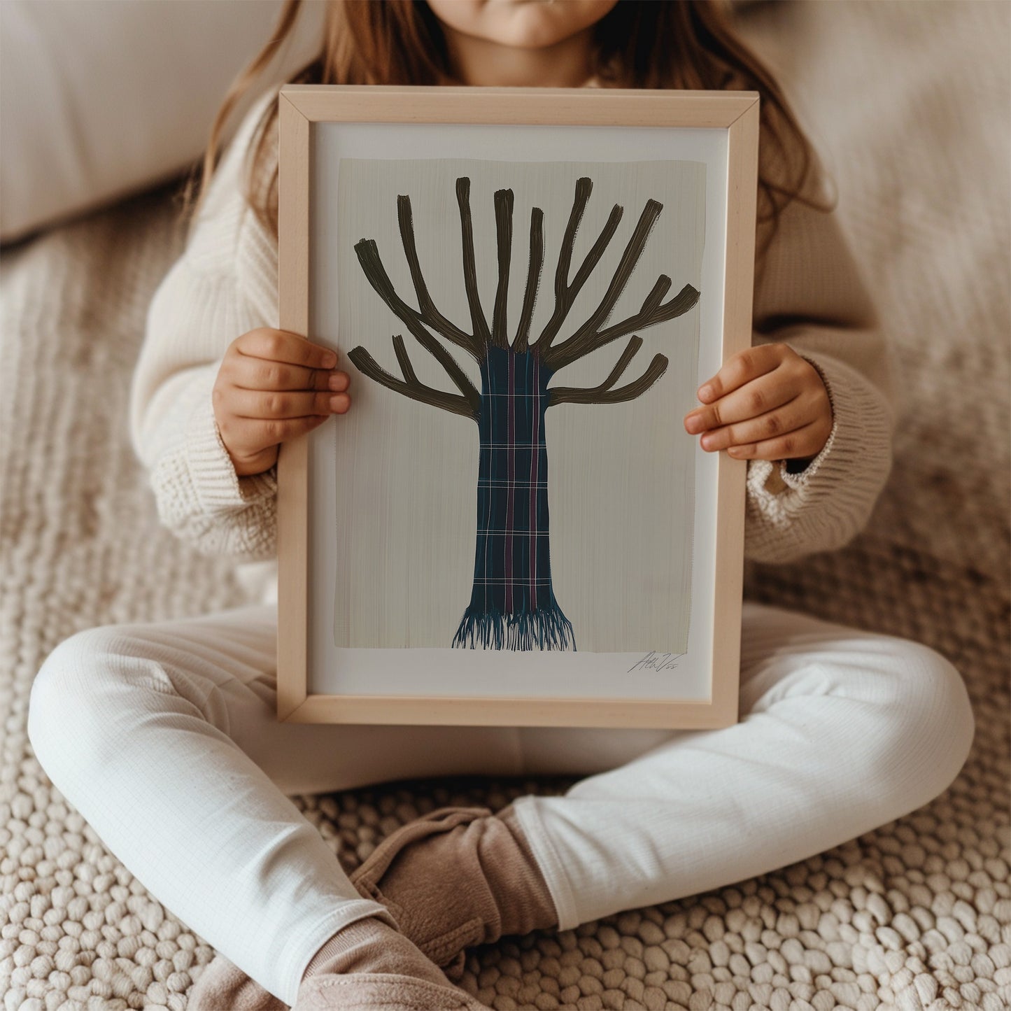 Yggdrasil in Winter Scarf – Nordic Folklore Tree