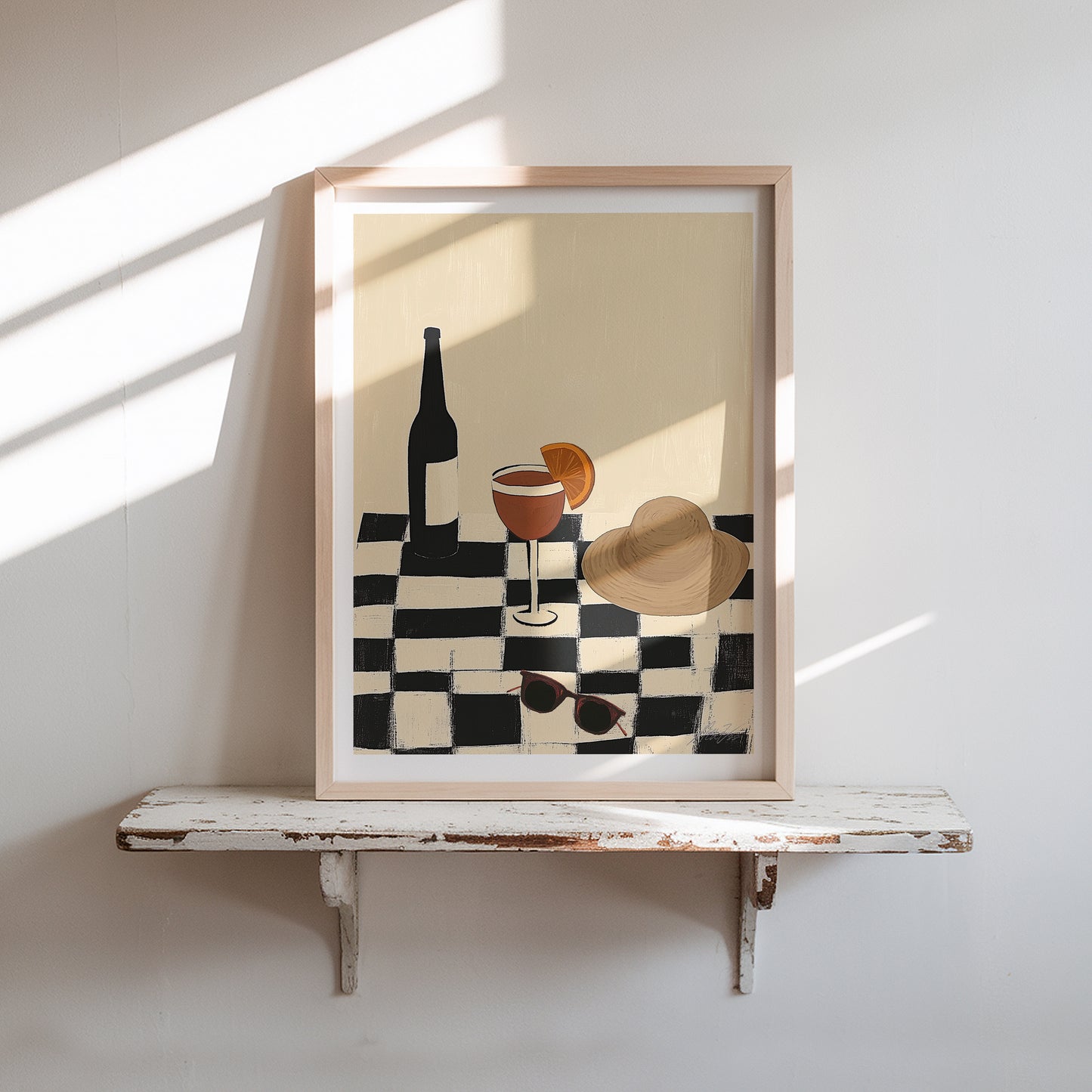 Aperol Afternoon – Modern Aperitivo Print for Kitchen or Bar Wall