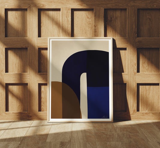 Eclipse Geometry – Modern Abstract Art Print