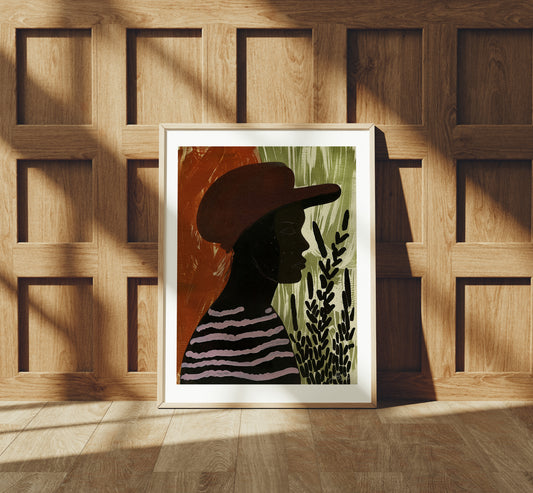 Field Watcher – Modern Figurative Wall Art