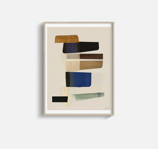 Nordic Balance - Modern Scandinavian Abstract Print