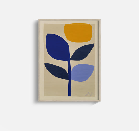 Nordic Garden I – Abstract Modern Botanical Print