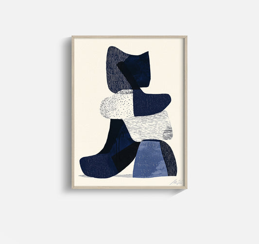 Quiet Embrace – Abstract Stone Forms