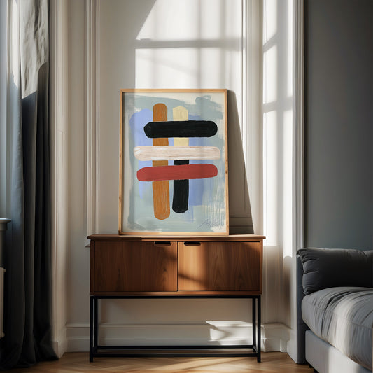 Totems of the North – Modern Abstract Nordic Composition