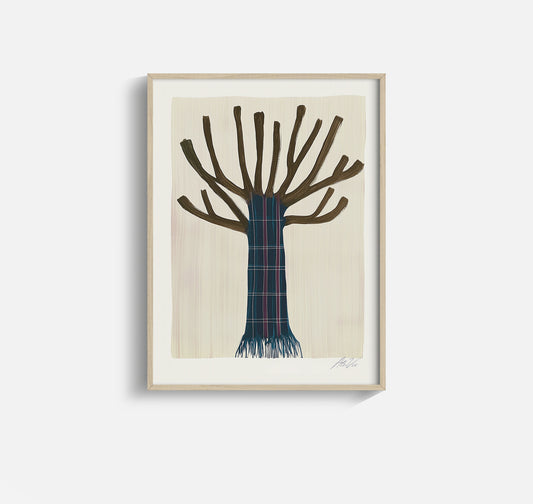 Yggdrasil in Winter Scarf – Nordic Folklore Tree