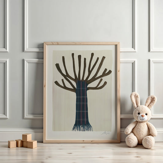 Yggdrasil in Winter Scarf – Nordic Folklore Tree